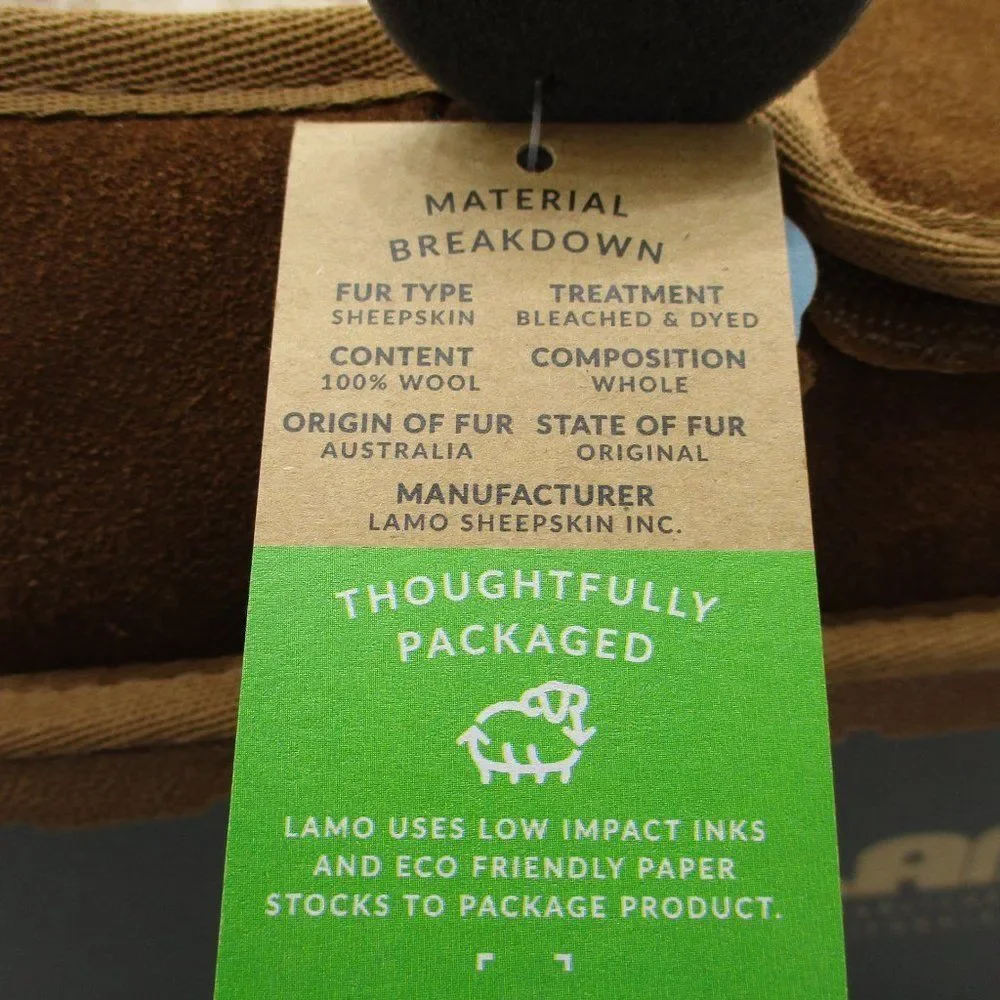 𝅺women's Lamo Wrap Around Indoor/Outdoor Sheepskin /Slipper/Bootie - Picture 7 of 11